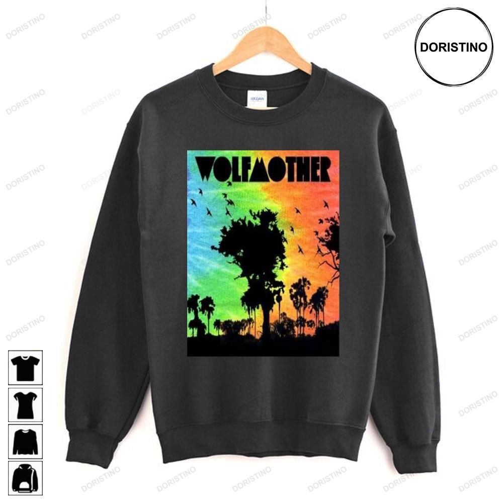 Tyedie Wolfmother Awesome Shirts